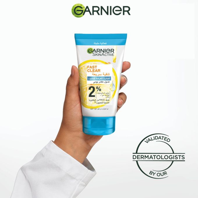 GARNIER FAST CLEAR CLEANSER FOR ACNE PRONE 50 ML