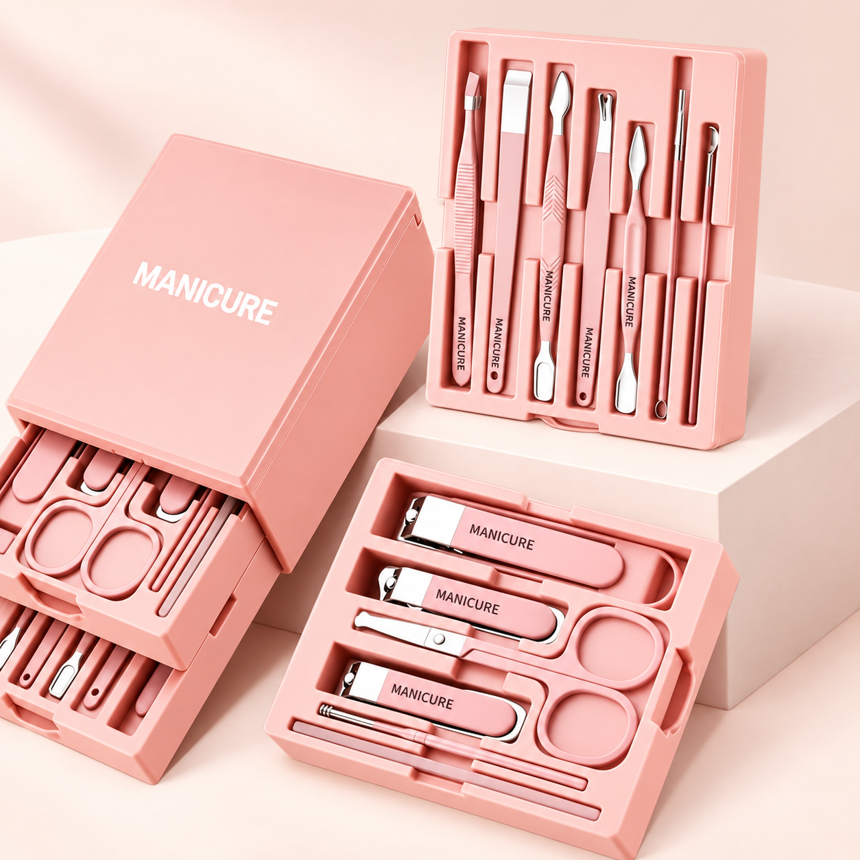 Manicure 13-Piece Nail Art Set – Professional Nail Design Kit