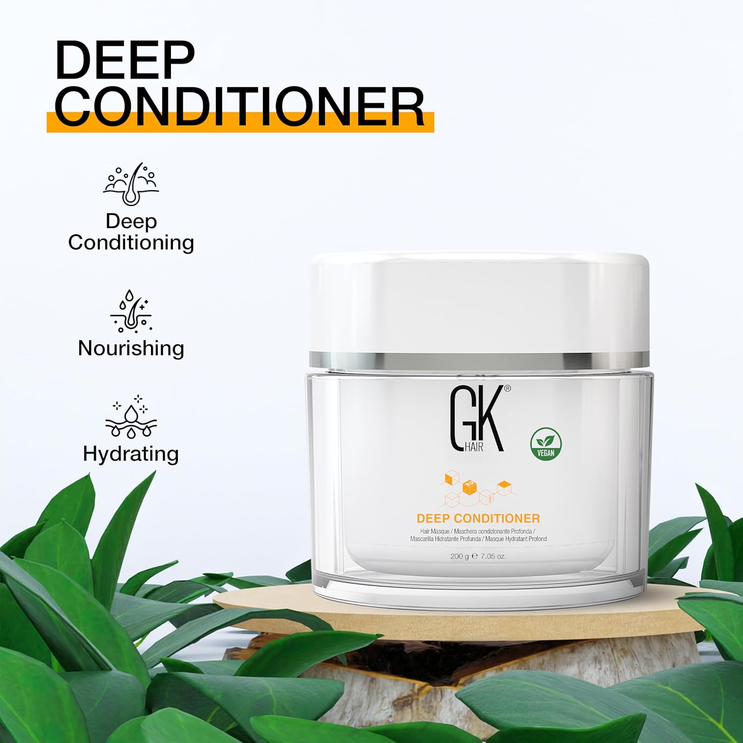 GK Hair Deep Conditioner Hydratant Masque 200g