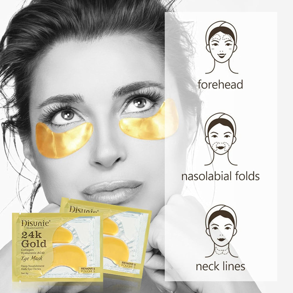 DISUNIE 24K GOLD EYE MASK