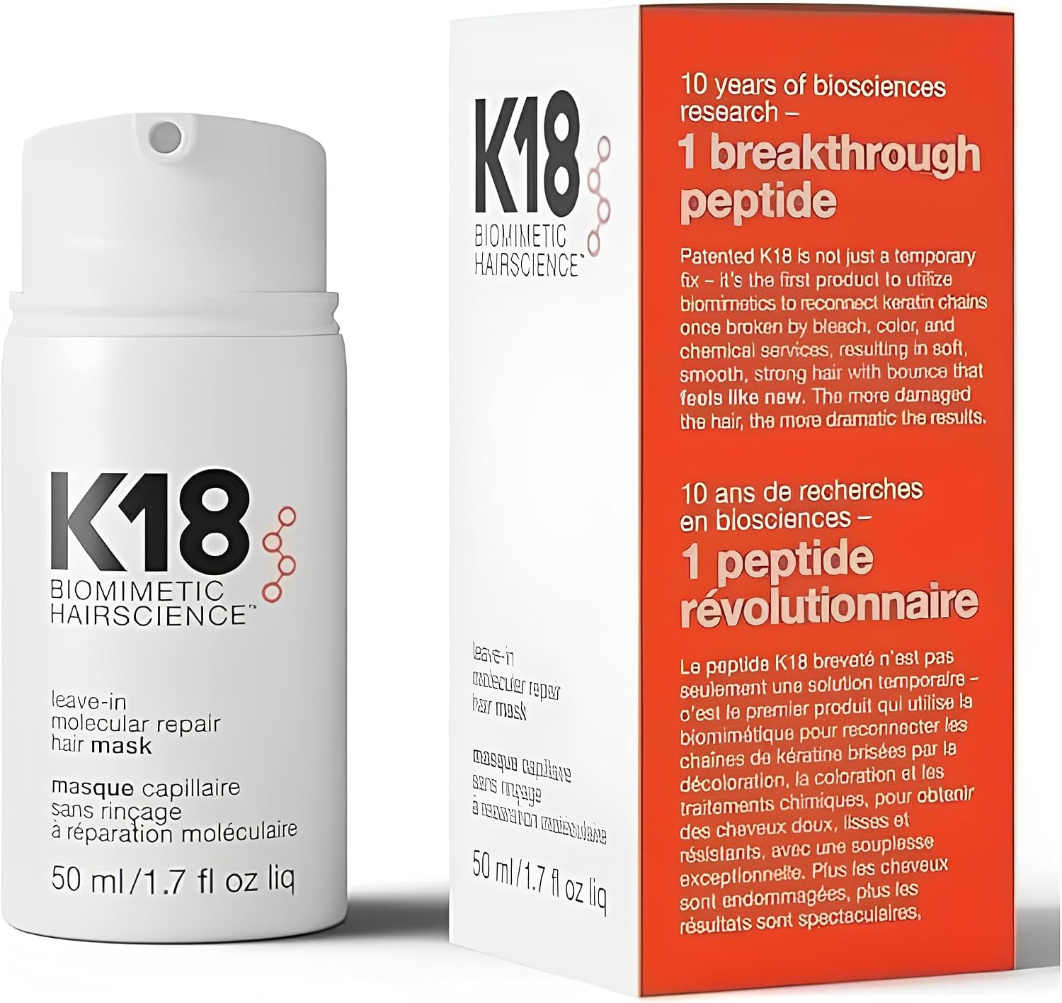 K18 Leave-In Molecular Repair Hair Mask