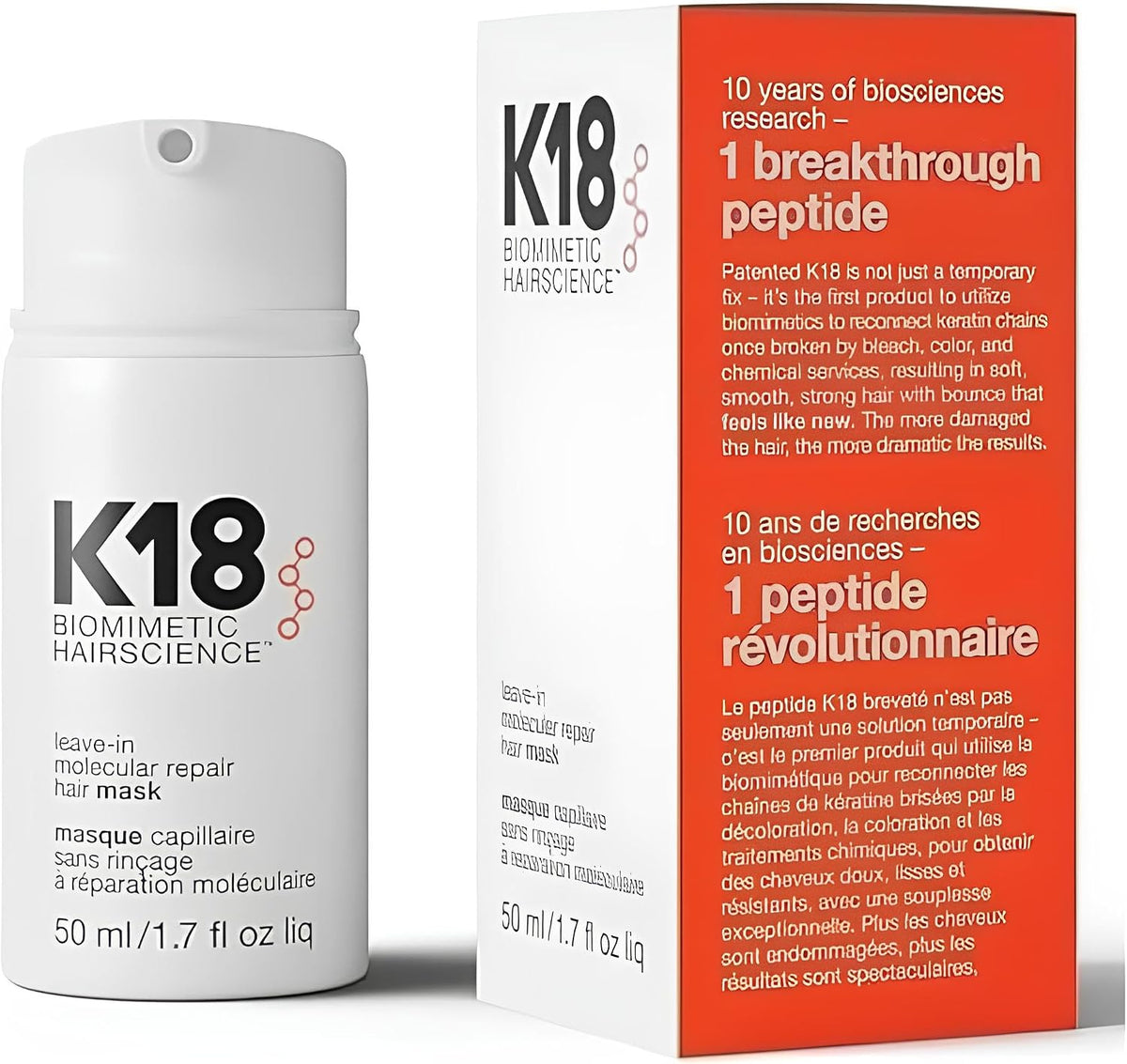 K18 Leave-In Molecular Repair Hair Mask