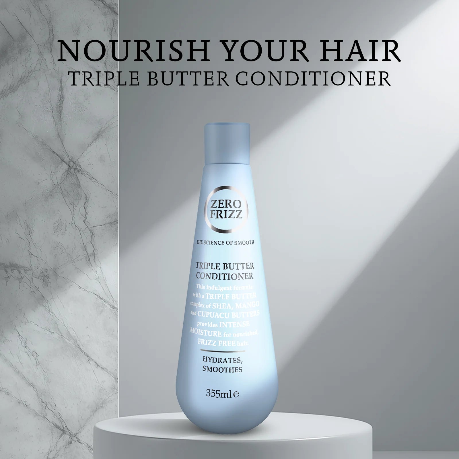 Zero Frizz Triple Butter Conditioner For Frizzy Hair