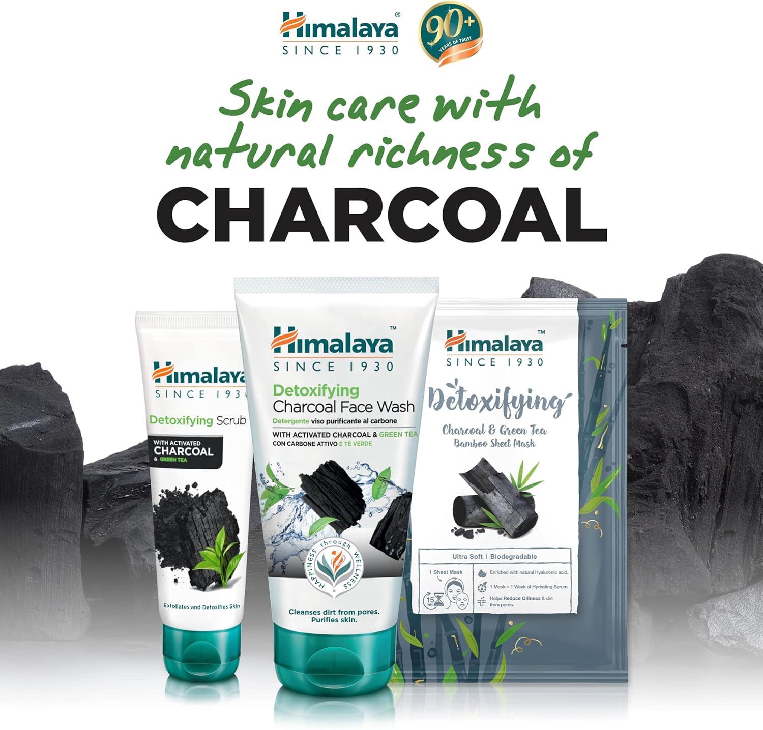Himalaya Detoxifying Charcoal Face Wash 100ml