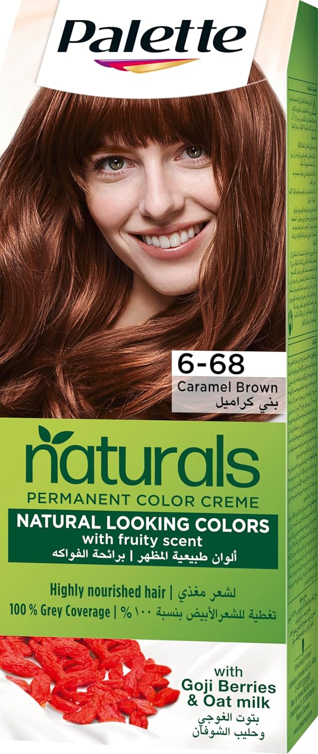 Palette Permanent Natural Color Creme 6-68 Caramel Brown