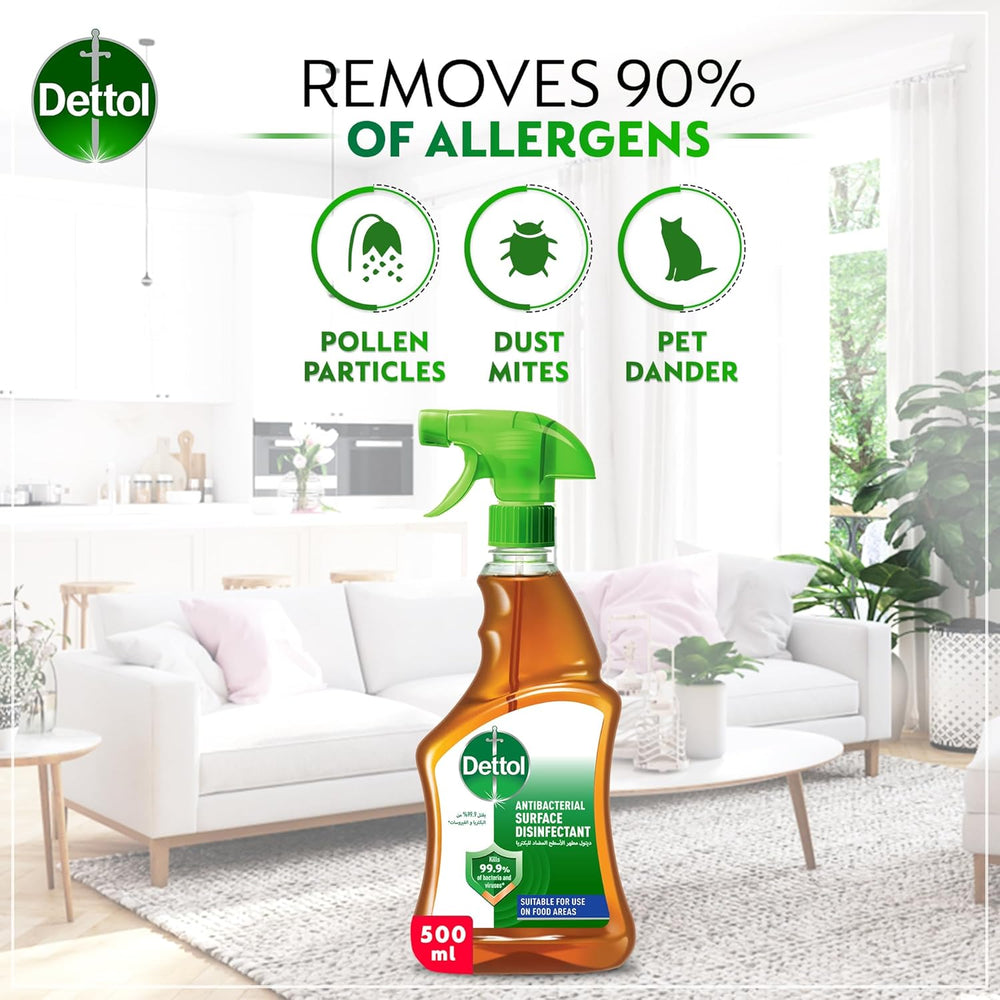 Dettol Original Anti-Bacterial Surface Disinfectant Liquid Trigger 500Ml