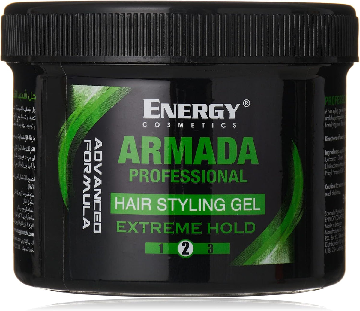 Energy Armada Hair Gel Green Extreme Hold 500ml