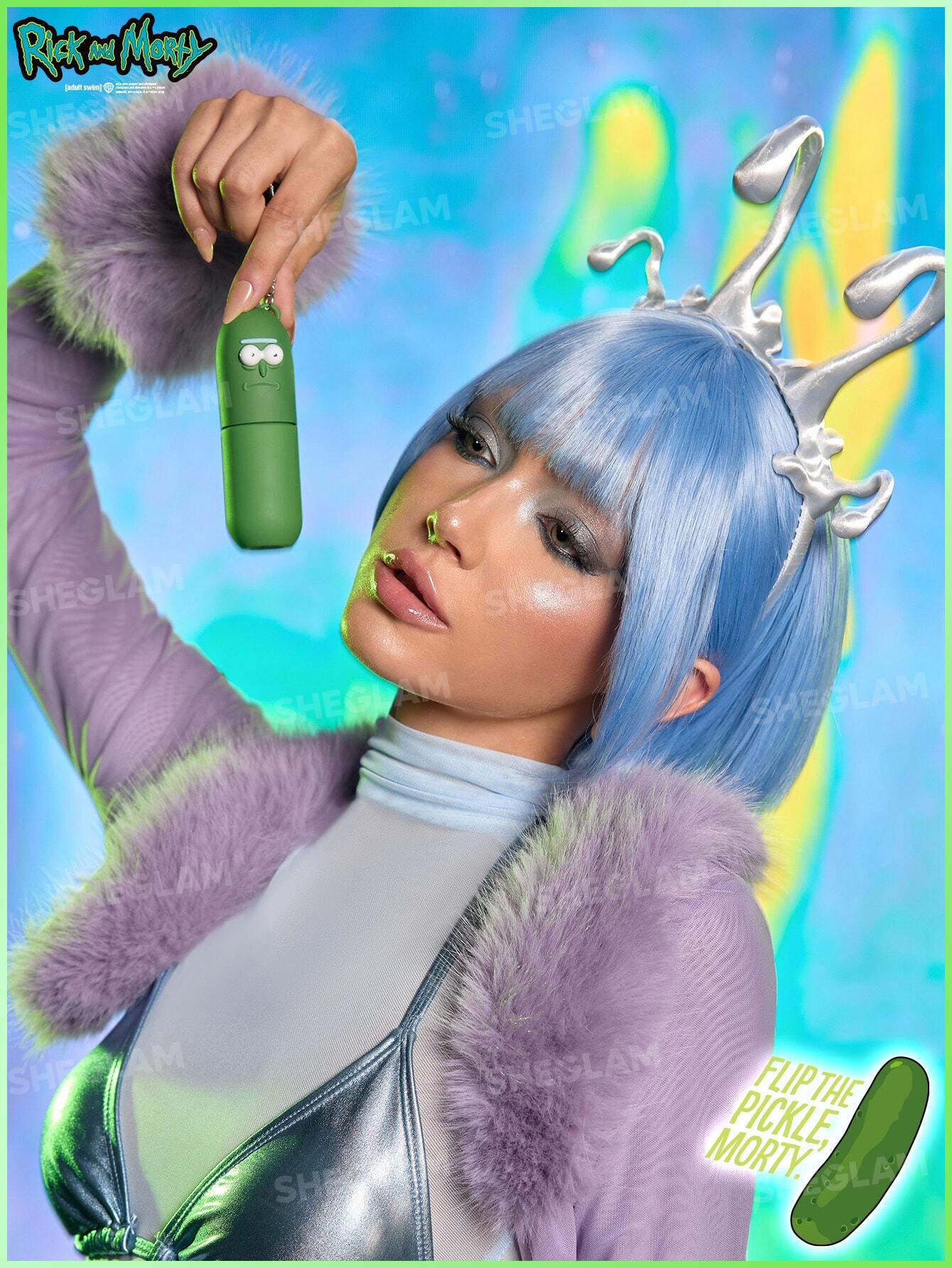 Sheglam Rick and Morty X Pickle Rick No-Rinse Hand Cleanser Spray