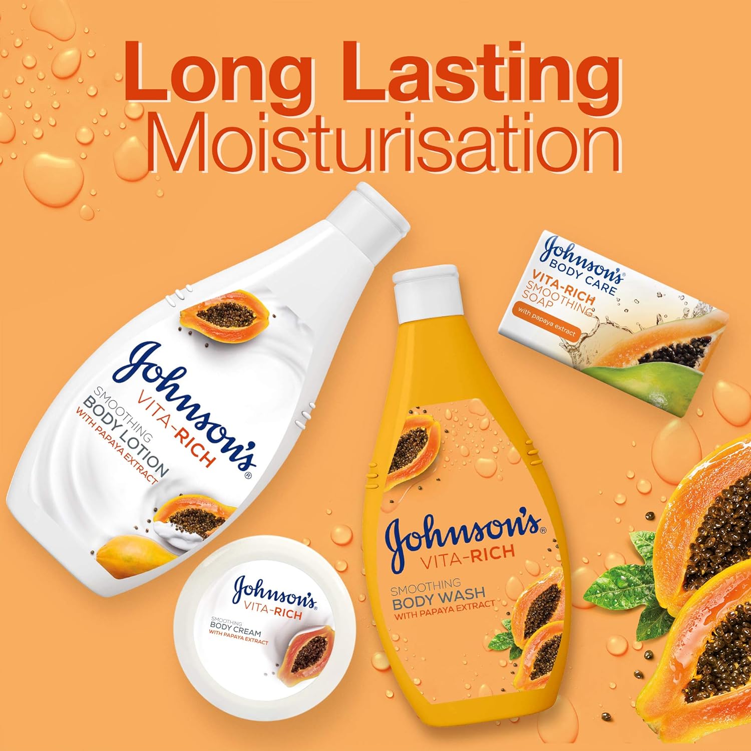 JOHNSON’S Body Lotion - Vita-Rich Papaya 400ml