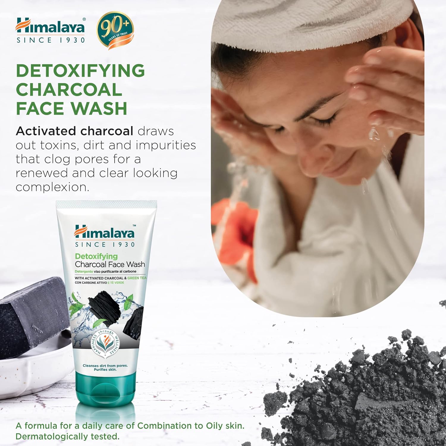 Himalaya Detoxifying Charcoal Face Wash 150ml