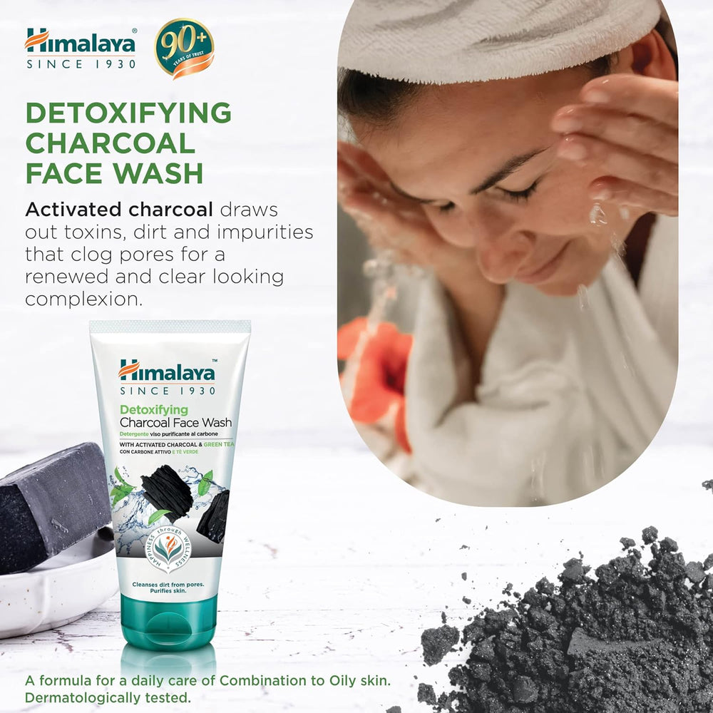 Himalaya Detoxifying Charcoal Face Wash 100ml