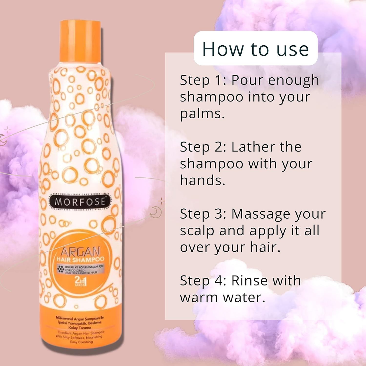 Morfose Argan Shampoo 500ml