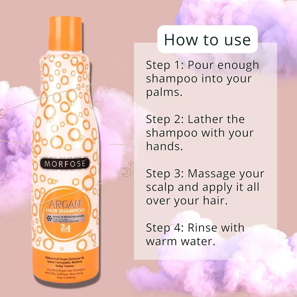 Morfose Argan Shampoo 500ml
