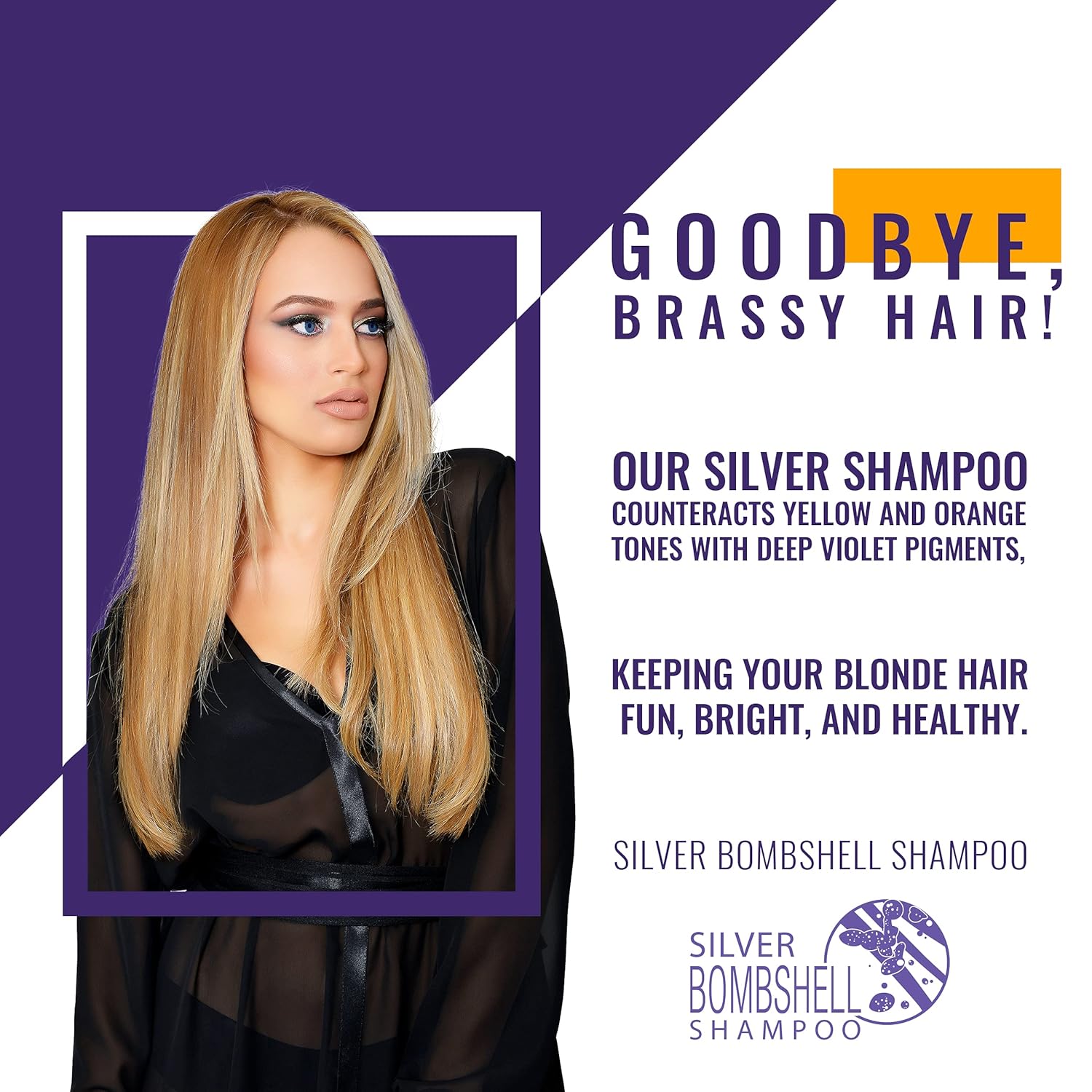 GK Silver Bombshell Shampoo 280ml