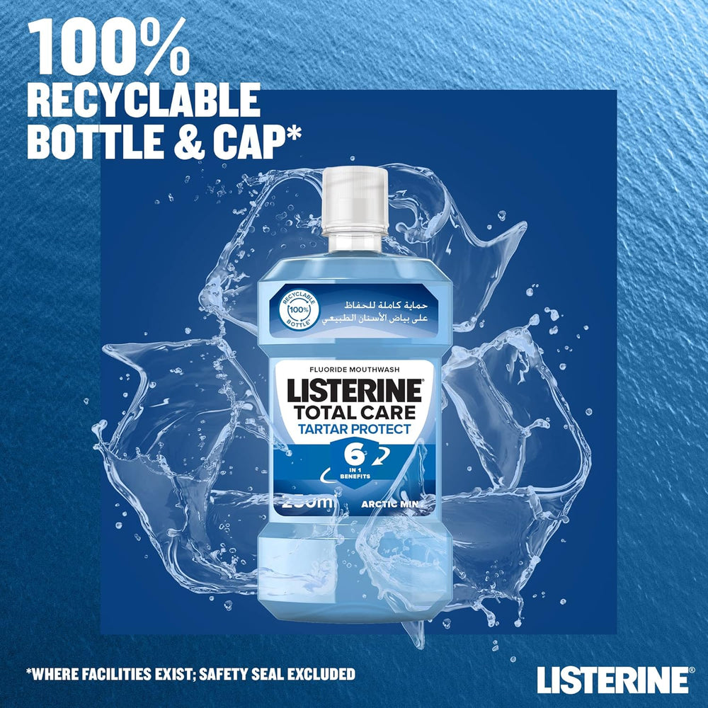 Listerine Arctic Mint Total Care Tartar Protect Mouthwash 250ml