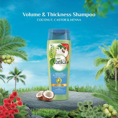 Vatika Naturals Volume and Thickness Shampoo 360ml