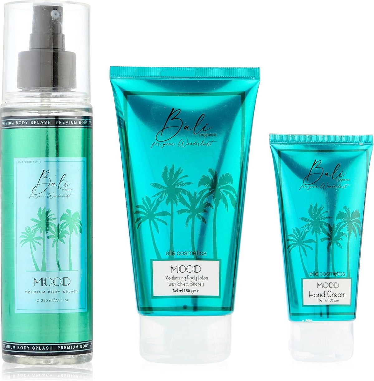 Mood Bali 3-Pcs Set Hand Cream Splash and Lotion 