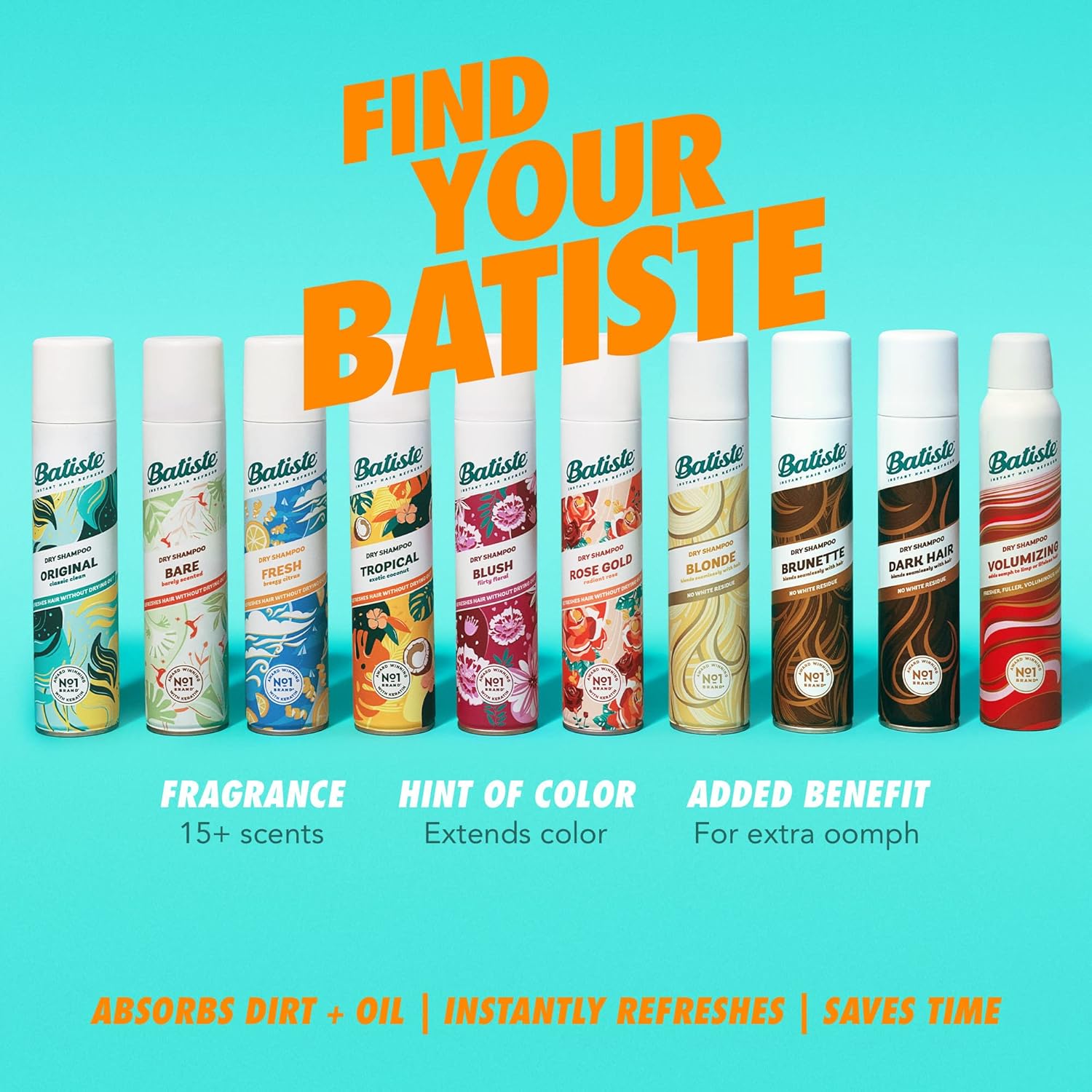 Batiste Dry Shampoo Tropical Scent 120ml