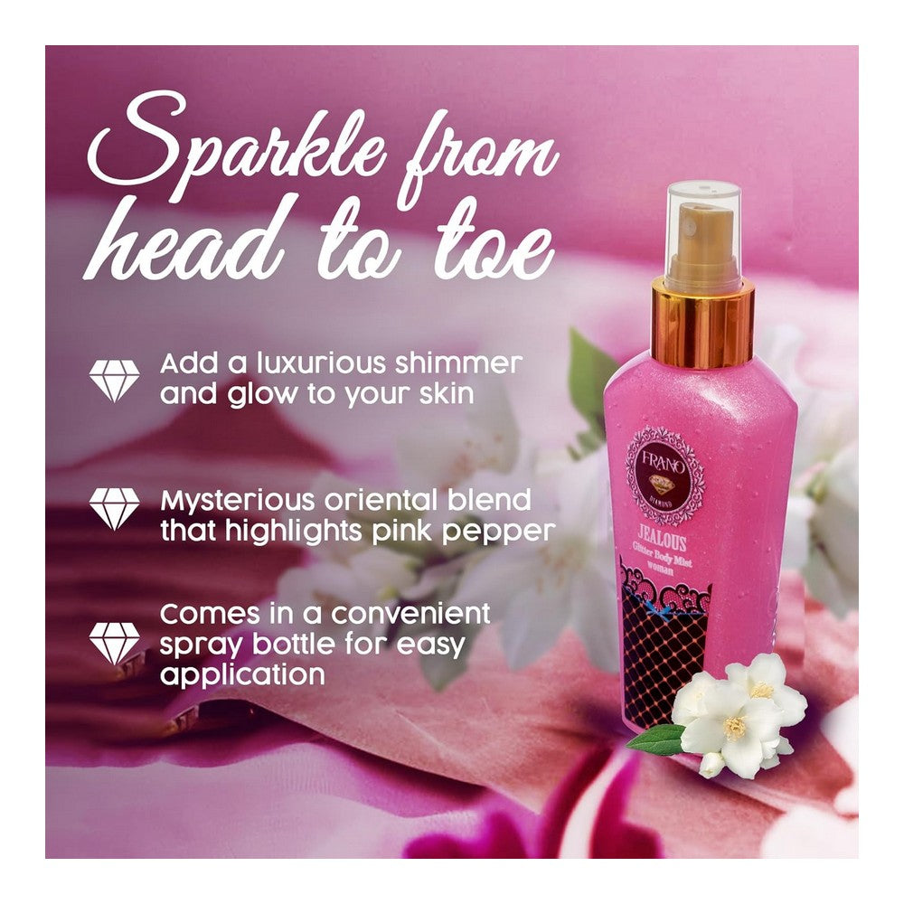 Frano Diamond Shimmer Jealous Body Mist 250ml