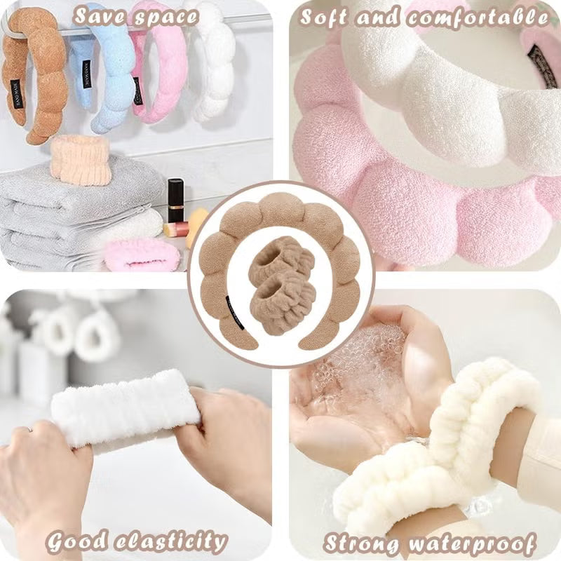 Kiki Spa Head Band & Wristband Set