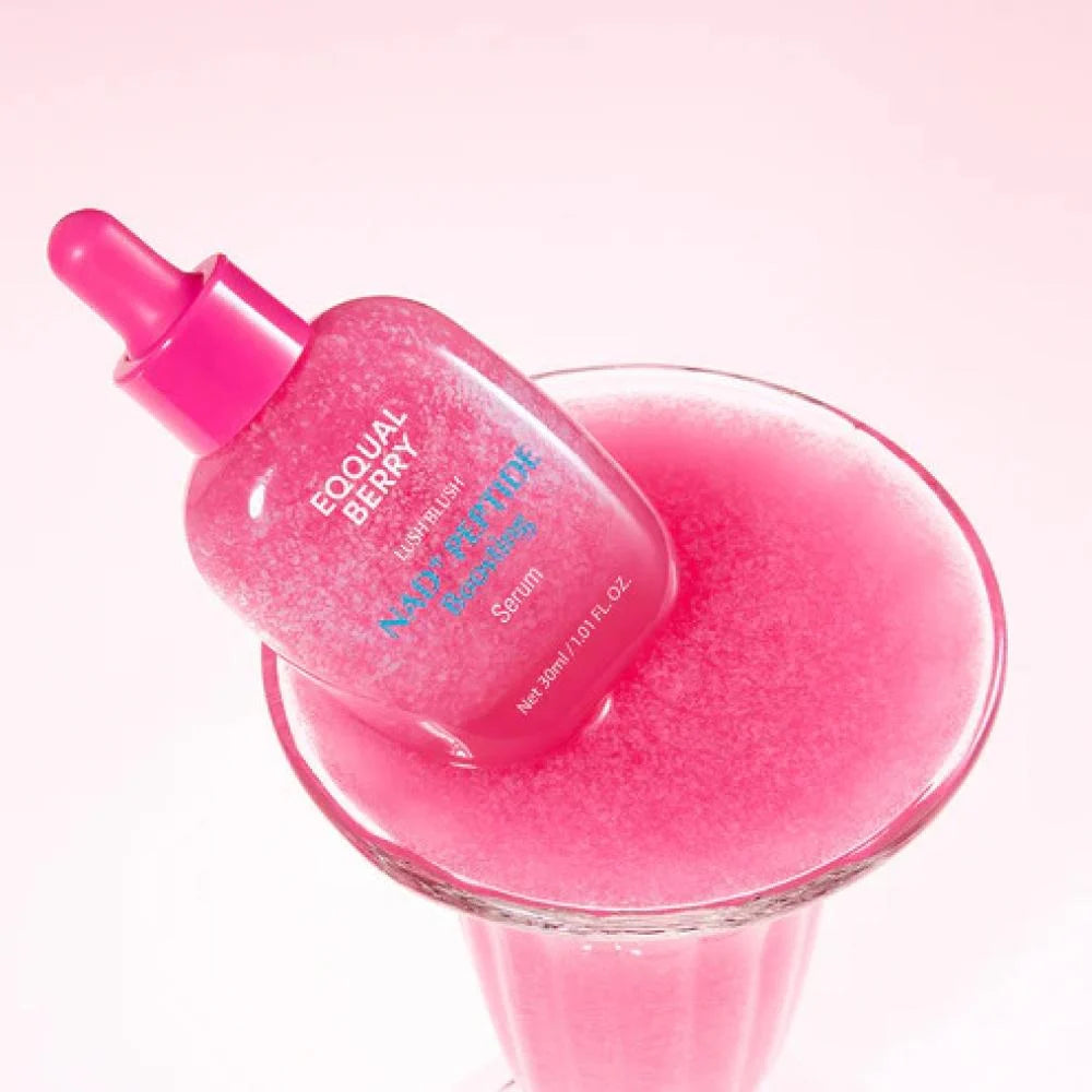 EQQUAL BERRY Lush Blush NAD + Peptide Boosting Serum 30ml