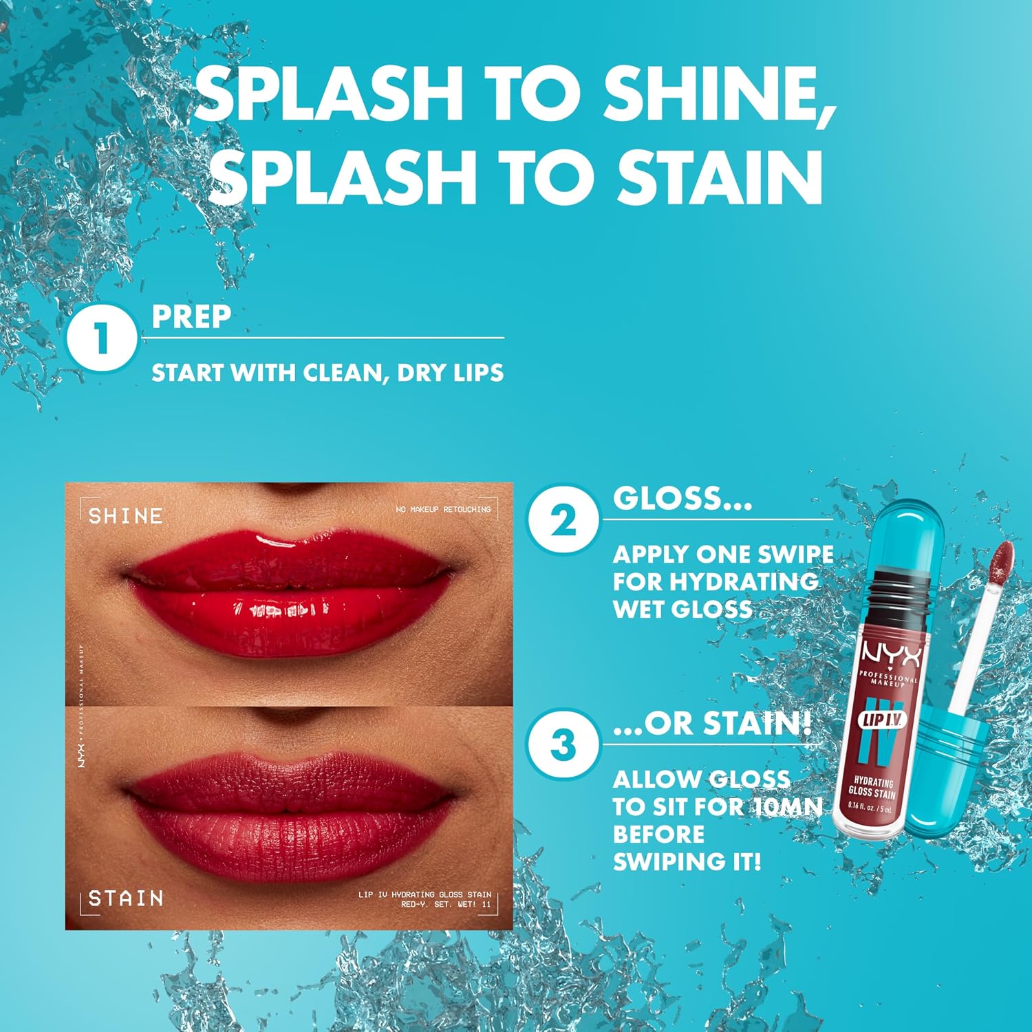 NYX Professional Makeup Lip IV Hydrating Gloss Serum