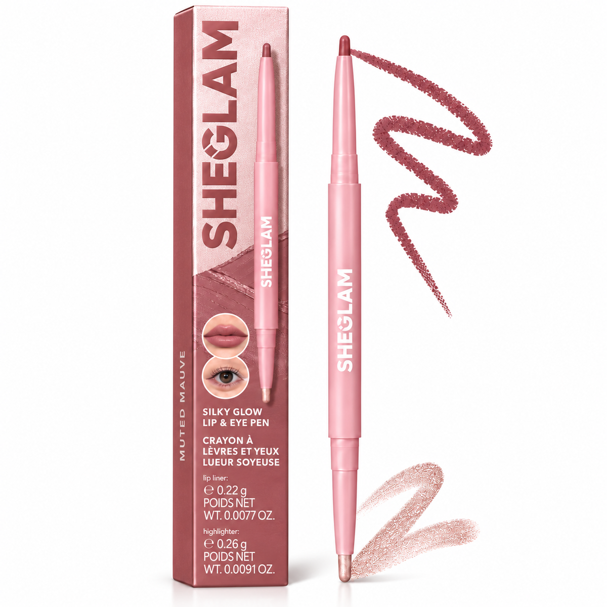 Sheglam Silky Glow Lip & Eye Pen