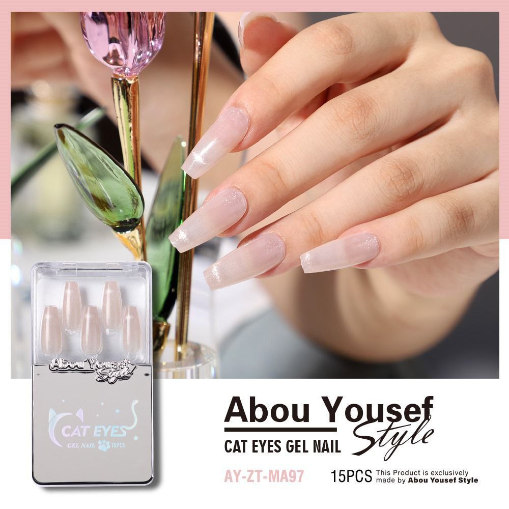 Abou Yousef Style Nails Cat Eyes