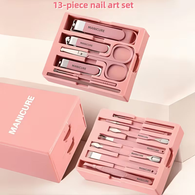 Manicure 13-Piece Nail Art Set – Professional Nail Design Kit