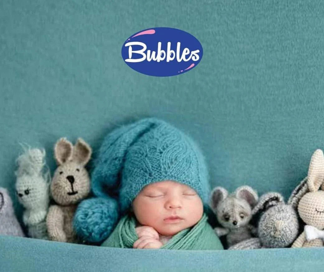 Bubbles Classic feeding bottle without hand 120 ml pink