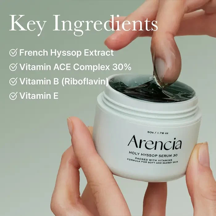 Arencia Holy Hyssop Serum 30 All Skin Types 50 g