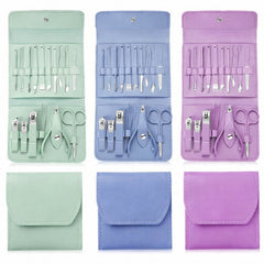Abou Yousef 16 Piece Manicure Pedicure Nail Care Set 