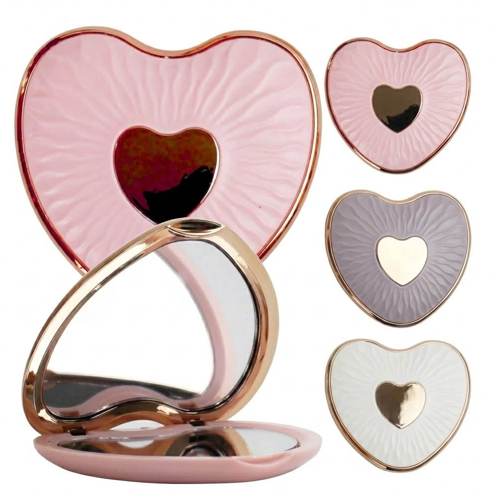 Abou Yousef 2X Magnifying Heart Cosmetic Mirror