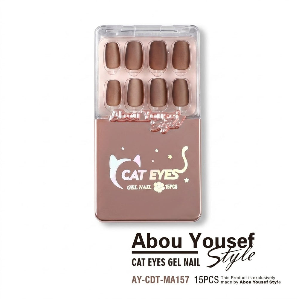 Abou Yousef Style Nails Cat Eyes
