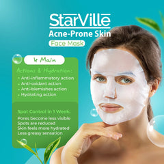 StarVille Acne prone Skin Face Mask X1 Sheet