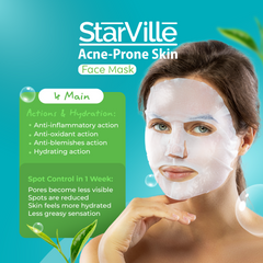 StarVille Acne prone Skin Face Mask X1 Sheet