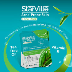 StarVille Acne prone Skin Face Mask X1 Sheet