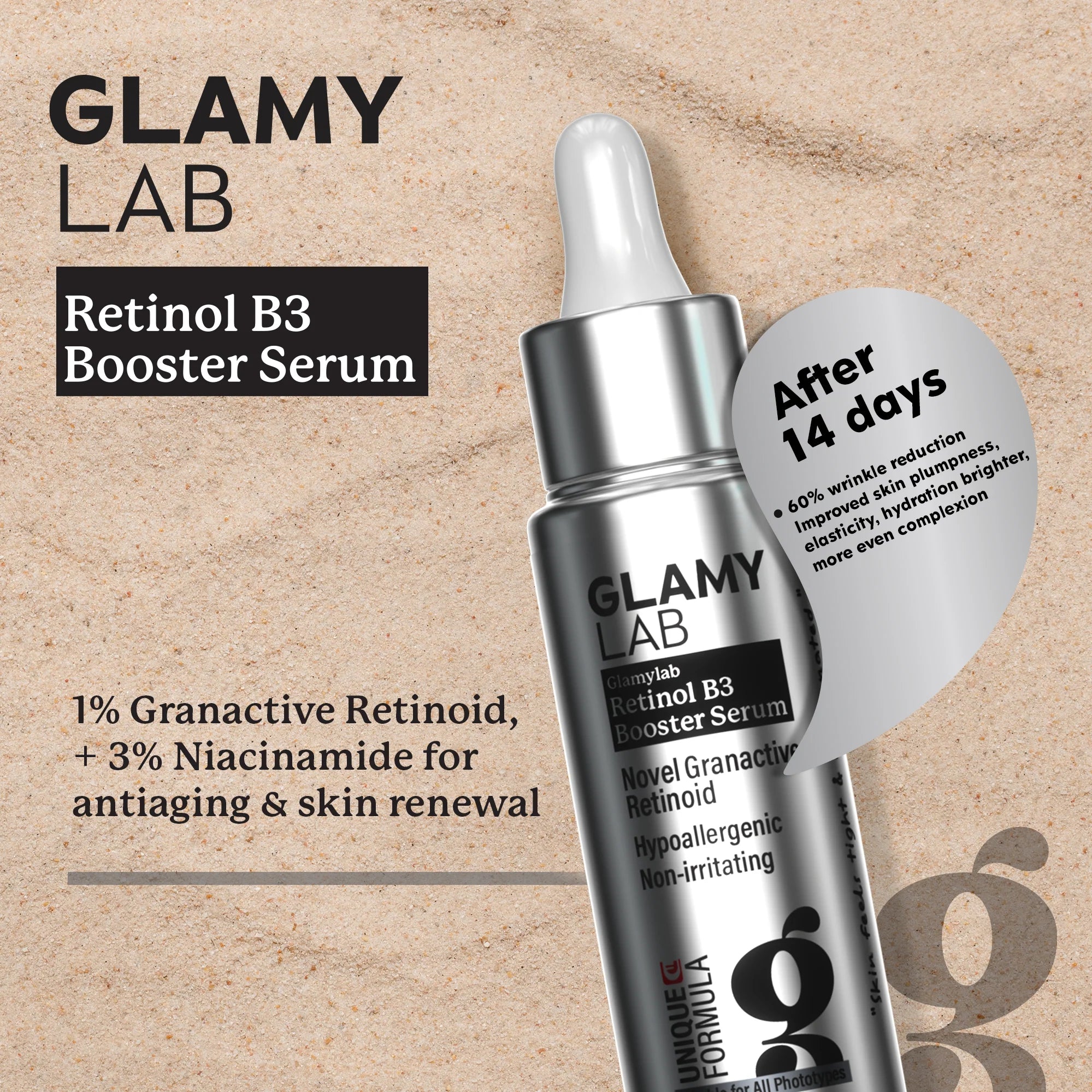 Glamy Lab Retinol B3 Booster Serum 30ML