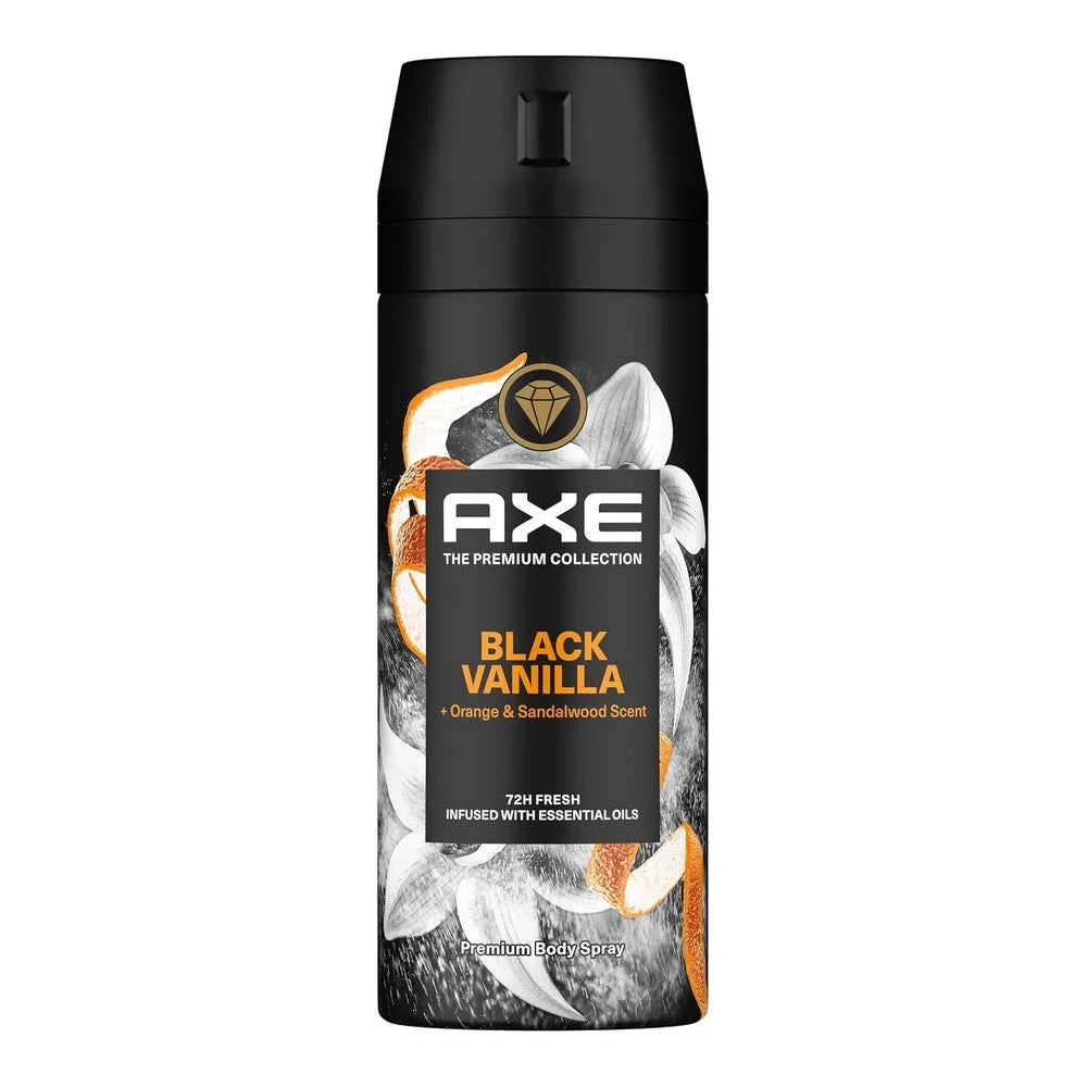 Axe Men Black Vanilla Deodorant Body Spray 150ml