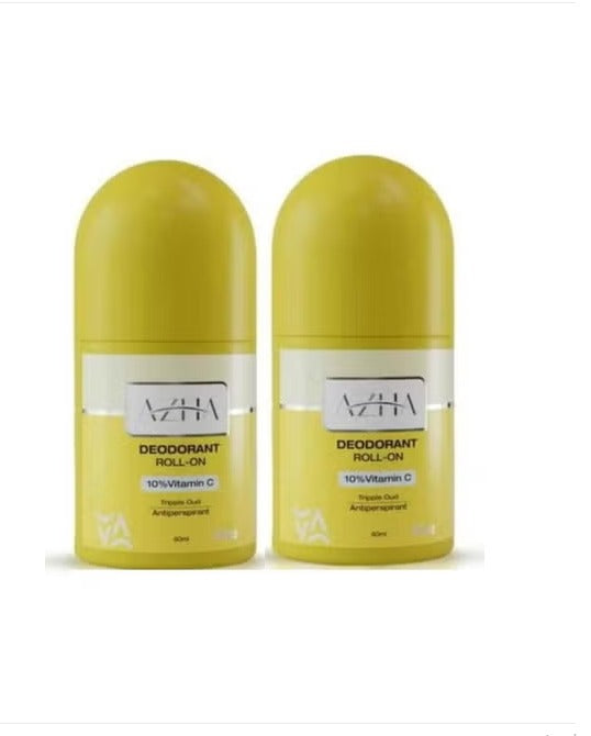 Azha Deodorant Roll On 10% Vitamin C Triple Oud 60ml