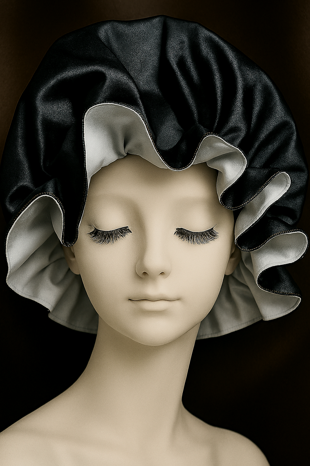 Re.MooN Large Sillk Satin Bonnet