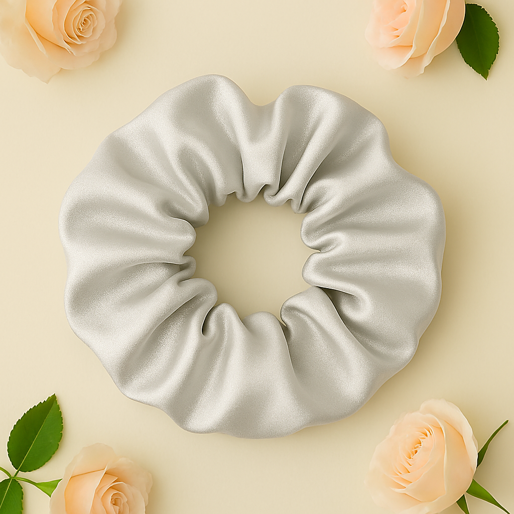 Re.MooN Satin Hair scrunchies Colorful Silk