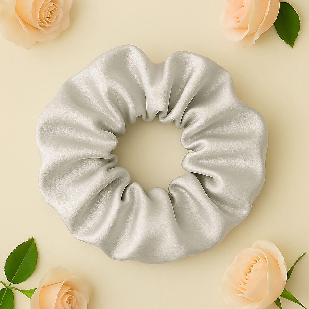 Re.MooN Satin Hair scrunchies Colorful Silk