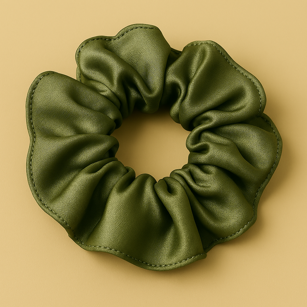 Re.MooN Satin Hair scrunchies Colorful Silk