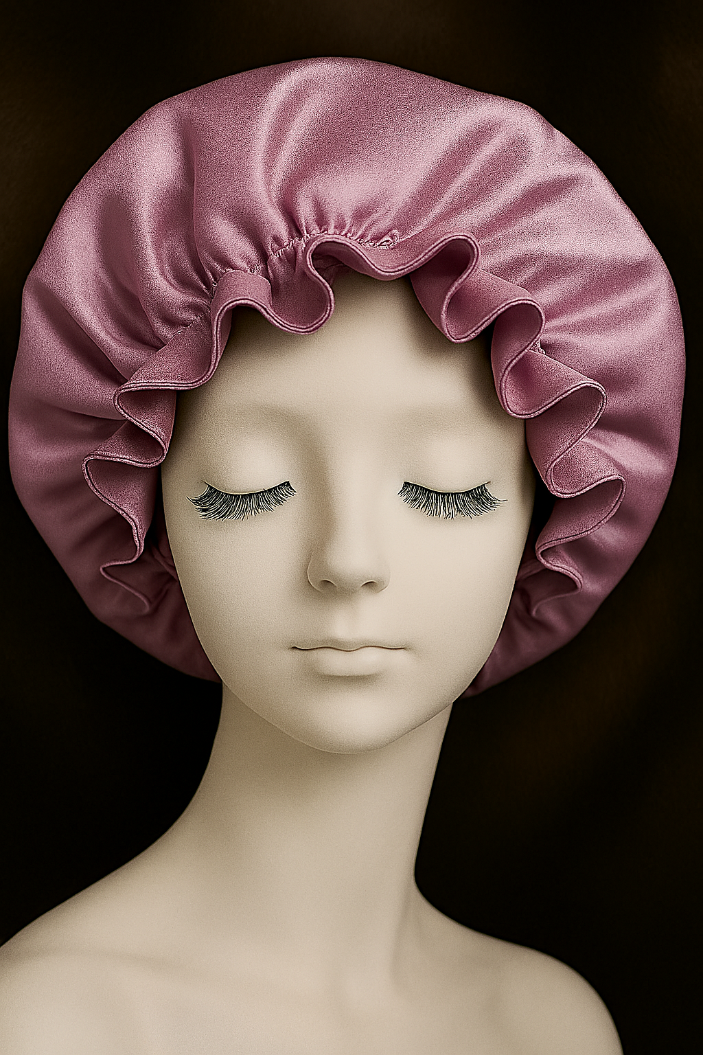 Re.MooN Large Sillk Satin Bonnet