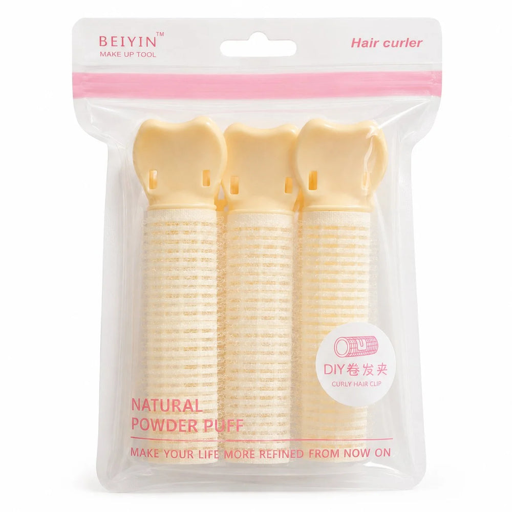 BEIYIN 3 Pcs Volumizing Hair Roller Clips