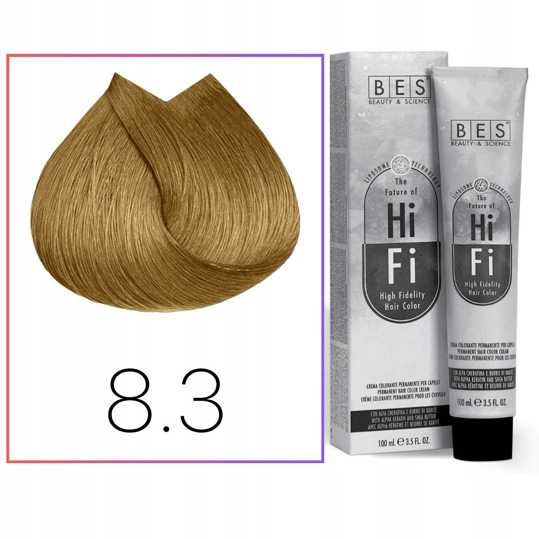 BES HI-FI Hair Color 8.3 100ml