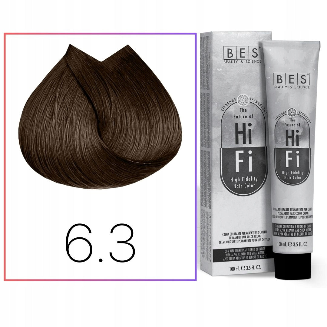 BES HI-FI Hair Color 6.3 100ml
