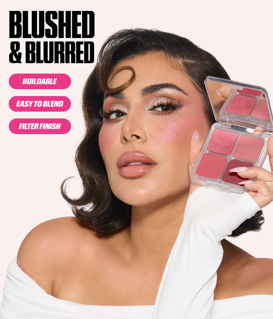 Huda Beauty Blush Filter Blurring Blushlighters Palette