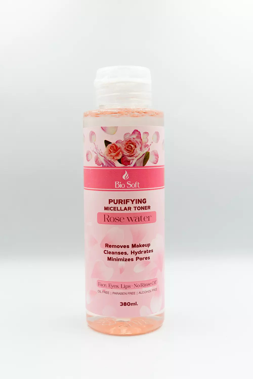 Bio soft Purifying Micellar Toner with Rose 380ml